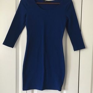 Long sleeves mini dress